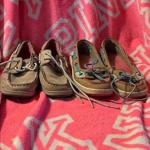 Little girls Soerry shoes (two pairs)